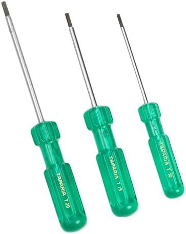 T-10, T-15, T-20, T-25 Torx Screwdriver Set, 4 Pcs Hardened and ...