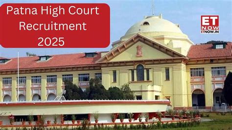 Patna High Court invites online applications for Regular Mazdoor (Group ...