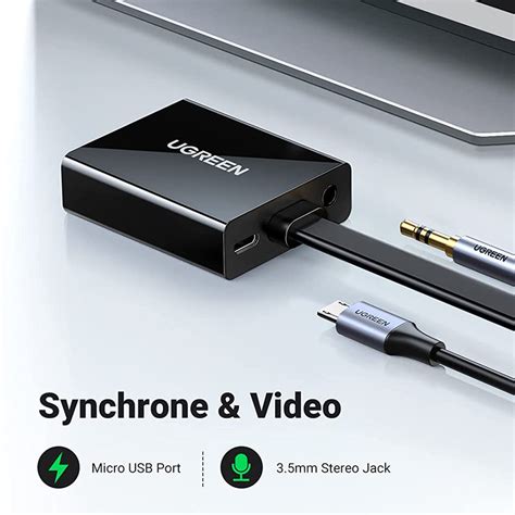 Ugreen Active HDMI to VGA Adapter Converter 40248 - tpstech.in