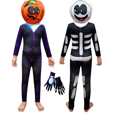 Buy Kids Friday Night Funkin Skid and Pump Two Sides Bodysuit with Full ...