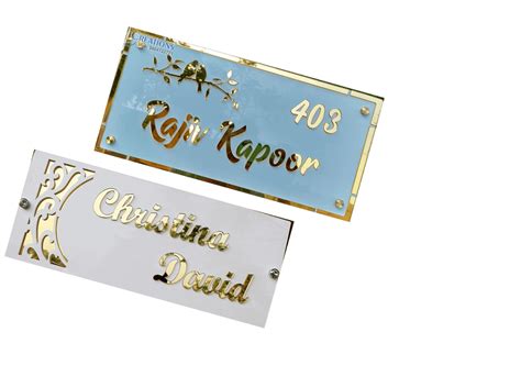 Unique Name Plates for Home & Office in India | iCreations