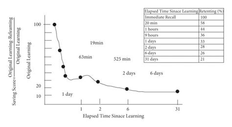 Image result for Forgetting Curve Graph