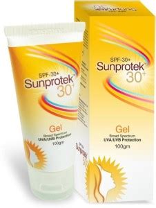 Sunprotek Sunscreen - SPF 30 PA+++ Gel - Price in India, Buy Sunprotek ...
