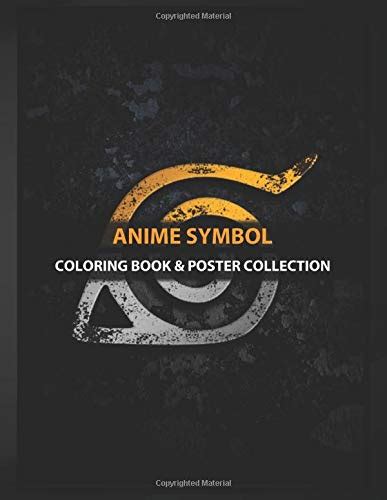 Buy Coloring Book & Collection: Anime Symbol Konoha Hidden Leaf Village ...