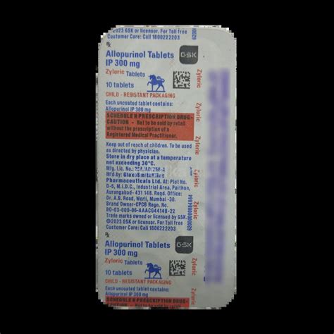 ZYLORIC 300MG TABLET 10'S Price, Uses, Side Effects & Substitutes | Medkart