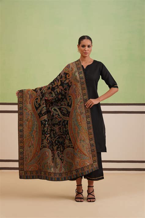 Big Paisley Zari Kani Shawl – The Shawl Studio