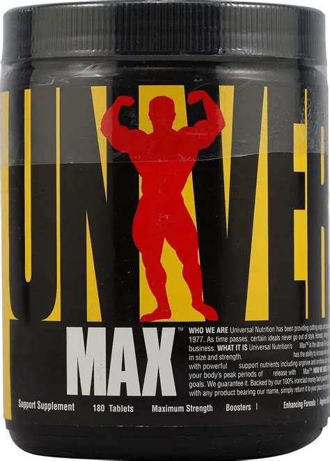 UNIVERSAL GH MAX 180-TABS - India's Leading Genuine Supplement – India ...