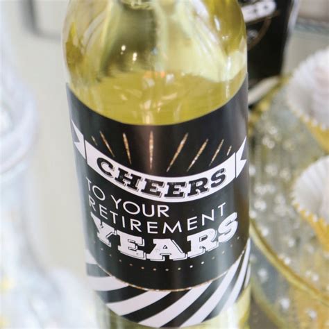 Buy Happy Retirement - Wine Bottle Sticker Labels - Retirement Party ...