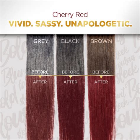 High Shine Conditioning Hair Colour - Cherry Red (Shade 6.62) – BBlunt