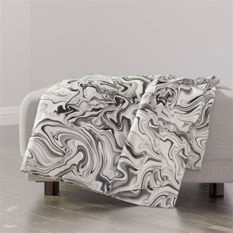 Love Spell Marble - Black and White Blanket | Shutterfly