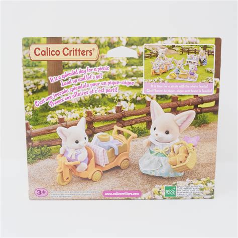 Sunny Picnic Set - Fennec Fox Sister & Baby - Calico Critters – Mary Bear