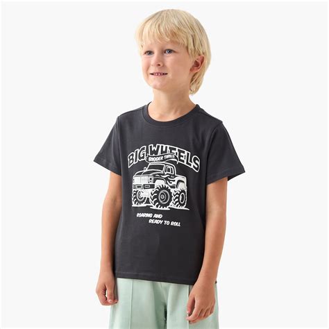 Buy Juniors Truck Print T-shirt from Juniors at just INR 399.0 at Babyshop