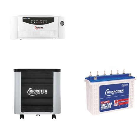 Microtek Super Power Digital UPS Model 1100 (12V) DG + AIO Trolley ...