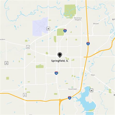 Image result for Springfield IL Map