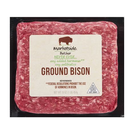 Marketside Butcher Ground Bison, 1 lb (Fresh)