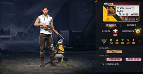 Image result for Free Fire Raistar UID