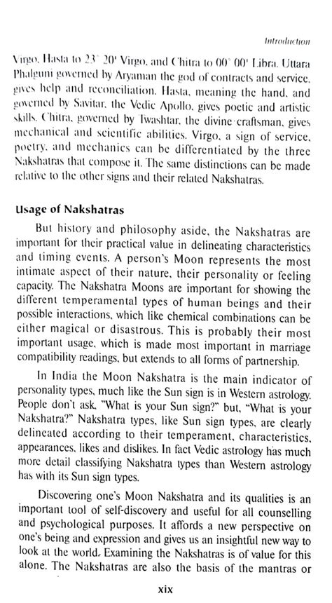 The Nakshatras: the Lunar Mansions of Vedic Astrology [English] By ...