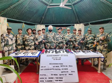 A cache of sophisticated arms and ammunition recovered from a big ...