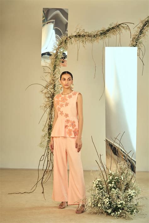 Peach Blossom Co-ord Set – ORIGANILIFE PRIVATE LIMITED