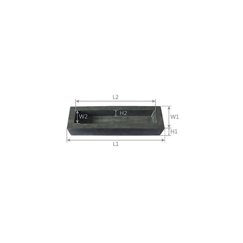 Buy OTOOLWORLD Gold Silver Graphite Ingot Mold Mould Crucible for ...