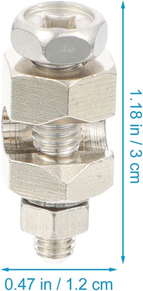 Buy 2pcs Solar Grounding Clip Clamp Earthing Lug Clip Cable Clamp ...