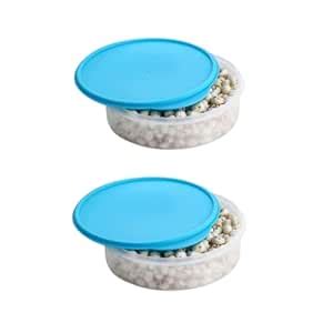 Buy NETXE Home Plastic Floral Sleek Round Snacks Storage Container ...