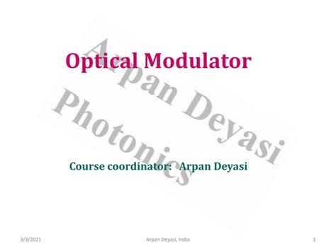 Image result for Optical Modulator Lecture