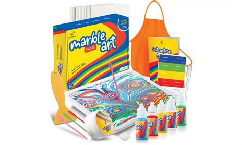 Up To 65% Off on CraftBud Marbling Paint Kit f... | Groupon Goods