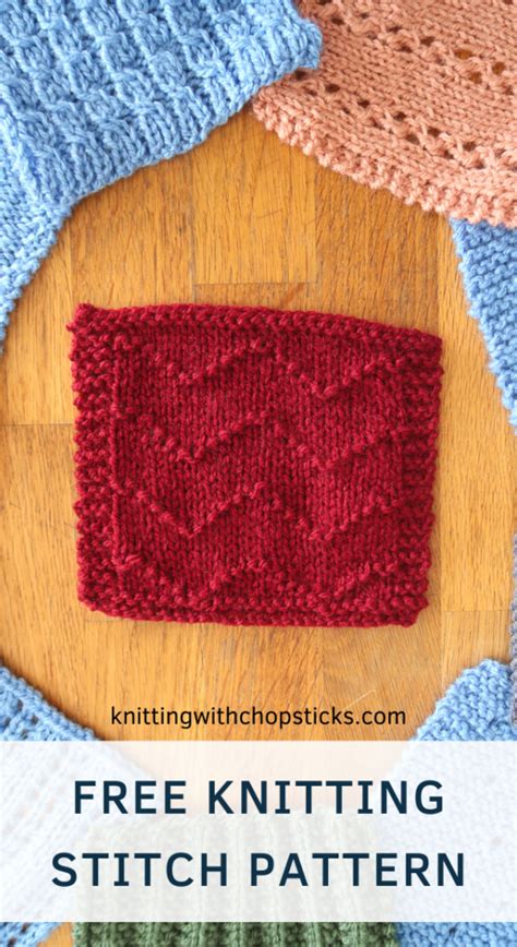 Image result for Wave Knitting Pattern Stitch