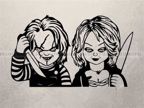 Buy Chucky and Tiffany Svg, Knives Svg Cut Files, Digital Download, Png ...