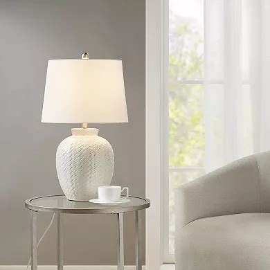 Emilia Ceramic Off-White Table Lamp