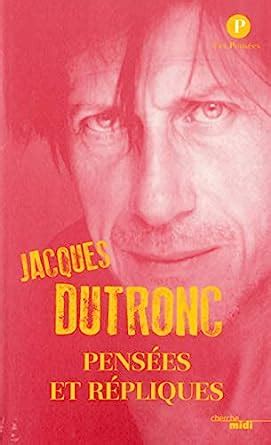 Amazon.in: Buy Pensees et repliques jacques dutronc Book Online at Low ...