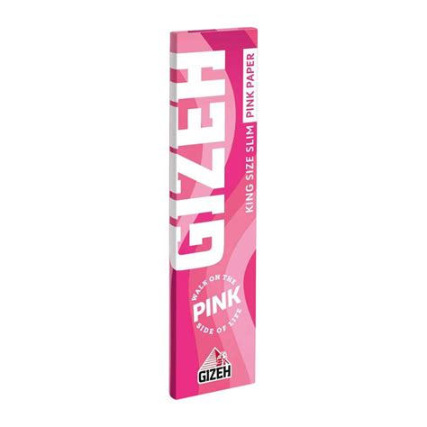 Gizeh Pink King Size Slim Rolling Papers | Buy Premium Slow-Burning ...