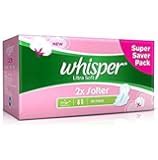 Buy Whisper Ultra Overnight Sanitary Pads XL Wings - 30 Piece Pack ...