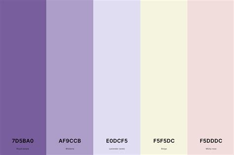 25 best lavender color palettes with names and hex codes – Artofit