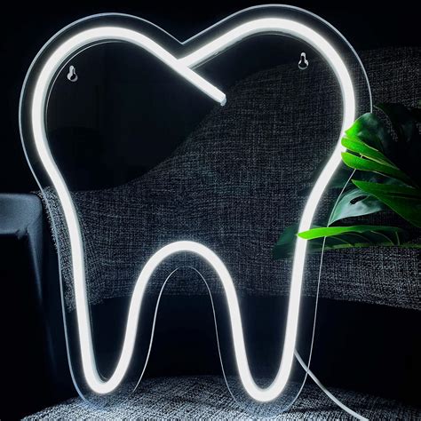 Tooth Neon Sign Teeth Sign LED Neon Light Sign | Ubuy India