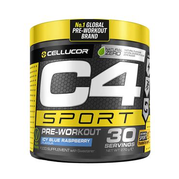 Cellucor C4 Sport Pre-Workout Icy Blue Raspberry | Holland & Barrett