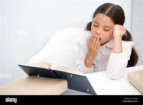 The Compulsory Reading is Boring Stock Image - Image of learning ...