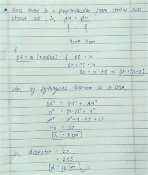 5. In the adjoining figure, the diameter CD of a circle with centre O ...