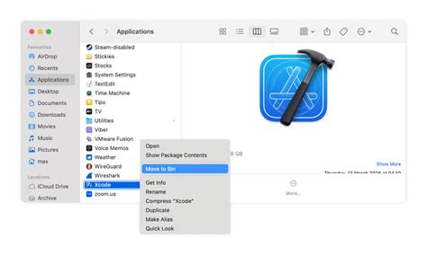 Uninstall Xcode 的图像结果
