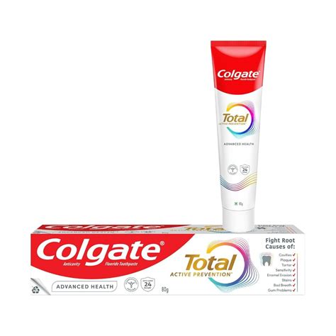 Buy Colgate Total Advanced Health Toothpaste, 80 gm | 19 Minutes ...
