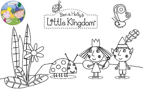 Printable Ben and Holly Little Kingdom Coloring Page | Ben and holly ...