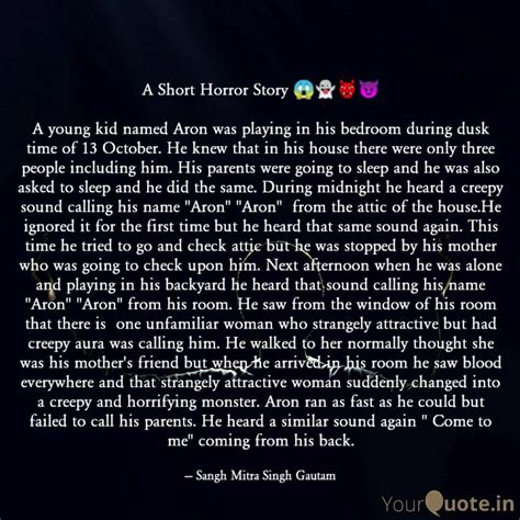 Short creepy stories, Scary creepy stories, Scary stories creepypasta