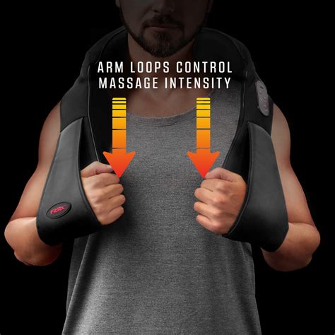 FitRx Wireless Shiatsu Shoulder Massager - Tzumi®