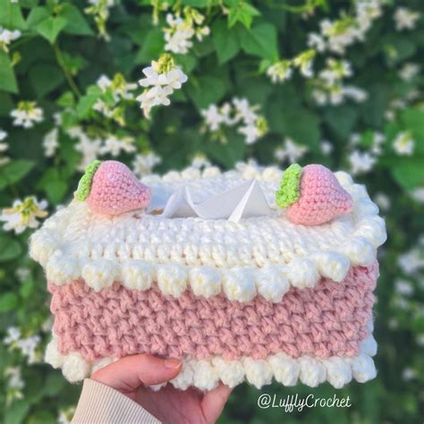 Crochet Tissue Box Cover Tutorial 的图像结果