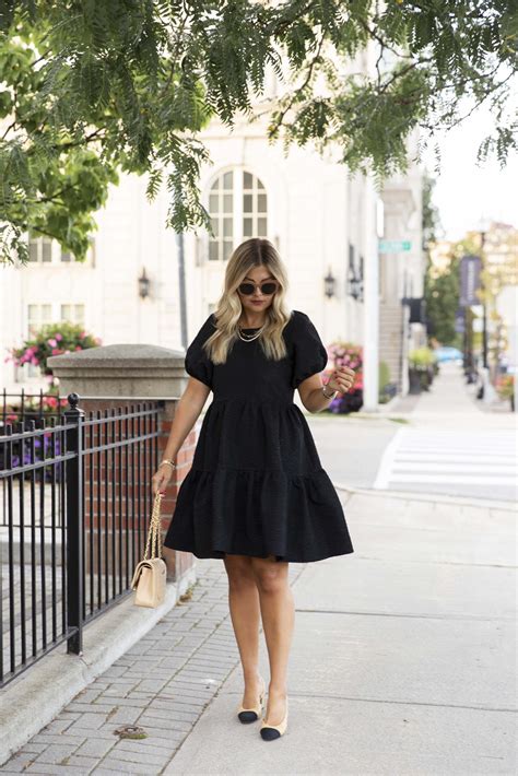 Black Babydoll Dress - Krystin Lee
