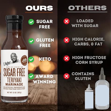 G Hughes Sugar Free Teriyaki Sauce Nutrition Facts at Elden Martin blog