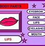 Image result for Easy Body Parts Worksheets
