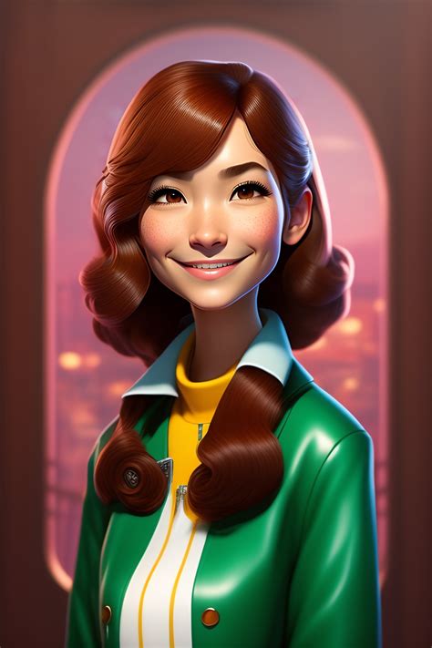 Lexica - Aunt cass from big hero 6, disney style, beautiful girl with brown hair