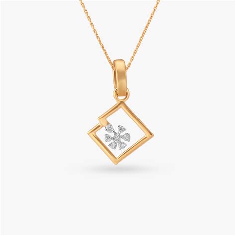 Classy Diamond Pendant for Kids